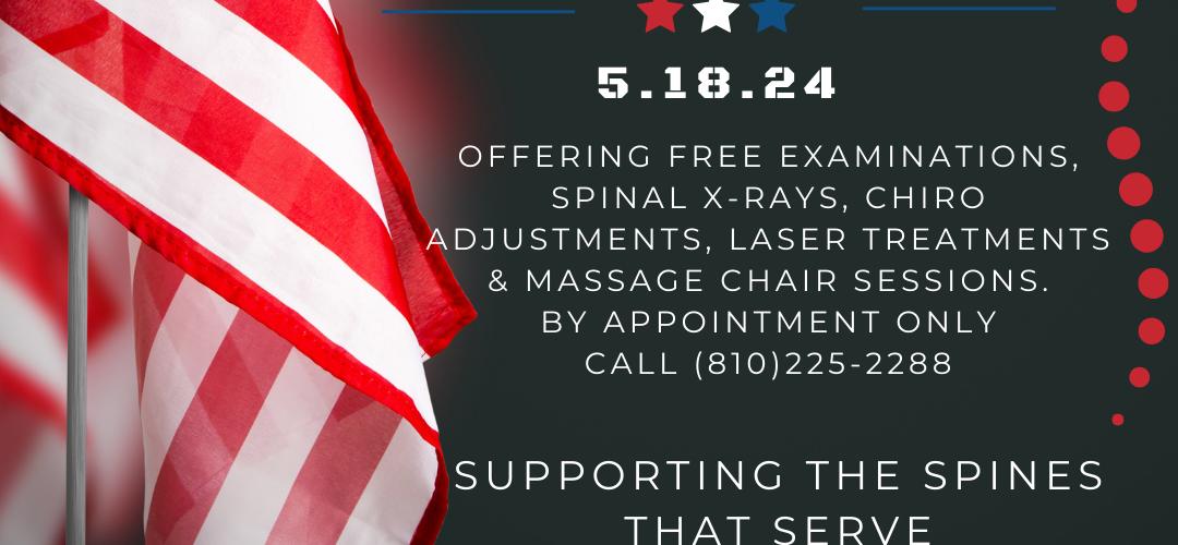 Free chiro day for vets